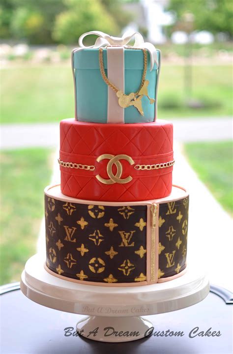 louis vuitton birthday cake ideas